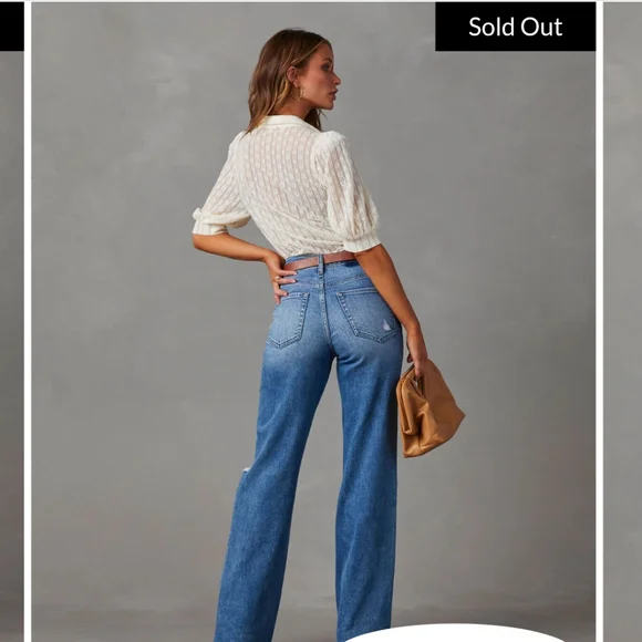 Secrets revealed lace button-down-cream - Picture 8 of 9